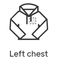 Left chest